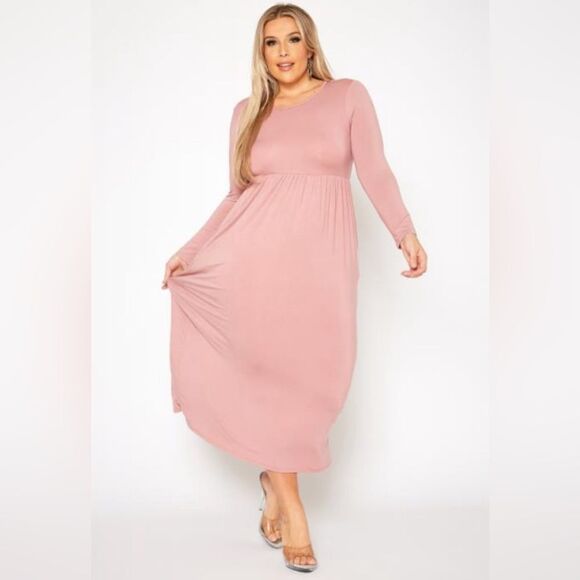 BELLATRIX Long Sleeve Maxi Dress Size 1X - Picture 1 of 7